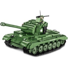 COBI 탱크 M26 PERSHING T26E3 레고호환블럭 2564, 혼합색상