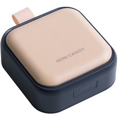 푸트로랩 휴대용 미니 스퀘어 알약 수납 케이스 핑크, 1개