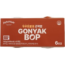 조이풀메이드 카무트 발효 곤약밥, 145g, 6개 - 조이풀