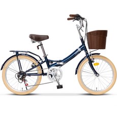 바이맥스 20 랑스 자전거 + 바구니 20 LANCE, 다크블루, 140cm