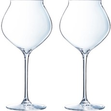 셰프앤소믈리에 웨이브 페시 와인잔, 400ml, 2개