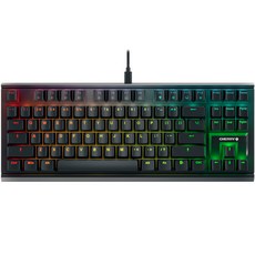 CHERRY MX 1.1 RGB 갈축 유선키보드, 텐키리스, 블랙,