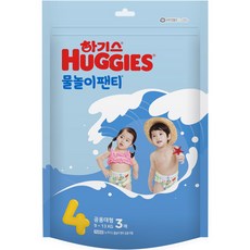 하기스 물놀이팬티 팬티형 수영장 기저귀 남녀공용, 대형(L), 3매