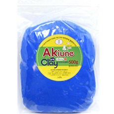 아키우네 유아용 클레이 지퍼백, 파랑, 500g