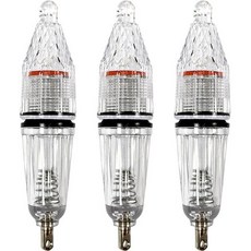 SCHWARZ KOREA LED鱈魚誘餌燈, 紅色, 單品, 3個