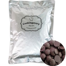 쿠킹스토리 깔리바우트 다크 컴파운드 코팅 초콜릿, 1kg, 1개