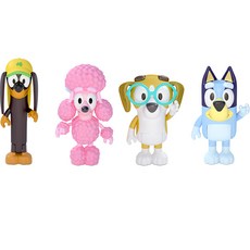 블루이 피규어 4종 세트 랜덤발송, 1세트 1세트