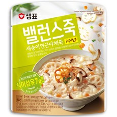 샘표 밸런스 새송이 연근 야채죽, 280g, 1개