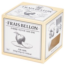 프레벨롱 국산 과일 퓨레 사과100%, 사과, 200g, 1개