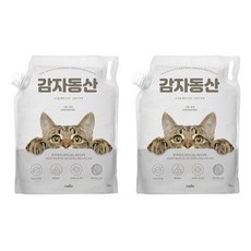 nello 쿠쿠 감자동산 벤토나이트 고양이 모래, 9kg, 2개, 무향