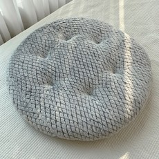 Hans Gallery Dear 超細纖維圓形坐墊 10 mm, 灰色
