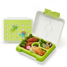 플렉스앤락 유아 실리콘 식판 도시락통, 다이노소어, 1세트