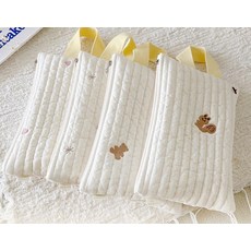 올포홈 유아용 자수누빔 물티슈 핸디 파우치, 포람이