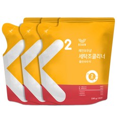 REBOW 洗衣機清潔劑 清潔包, 330克, 3個