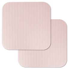 달팽이리빙 퀴진드마망 국산 실리콘 인덕션 보호매트, 라이트핑크, 2개