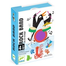 DJECO 智荷 Asmodee ROCK BAND桌遊, 混色