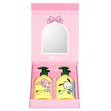 그린핑거 산리오 유아용 마이키즈 하우스 로션 플러스 320ml + 워시 320ml 세트, 1세트