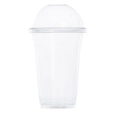 外帶透明杯520ml+蓋子套裝, 1組