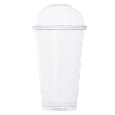 外帶透明杯660ml+蓋子套裝, 100組