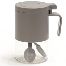 엔에이치비 습기제거 DAILY 밀폐 양념통 그레이, 300ml, 1개