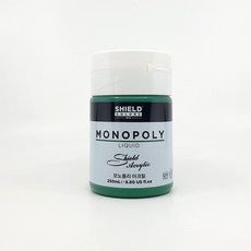 쉴드 모노폴리 아크릴물감 635 Middle Green