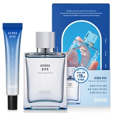 다슈 아쿠아 다이브 퍼퓸 50ml + 솔리드 퍼퓸 15ml 세트, 1세트 - 다슈향수