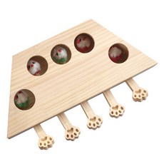 Gatto寵物倉鼠抓取遊戲 貓咪拳擊 5條, 混色, 1個