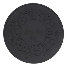 실리콘스토리 플래티넘 실리콘 인덕션 커버 20cm, 블랙, 1개