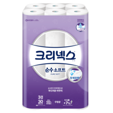 크리넥스 3겹 천연...