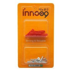 Inno09 萬用通用螺絲起子塊組(紅色)25mm 20個，NIT100, 1組