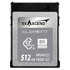 Exascend Element CF卡 類型B, 512GB