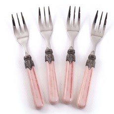 리바도시 빈티지 티포크, 핑크, 4개
