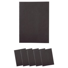 옥스포드 블랙 노트 A5 80매, 검정, 6개