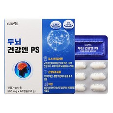 지비엠에스 두뇌 건강엔 PS 30g, 60정, 1개