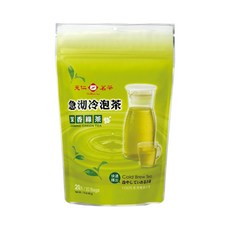 天仁茗茶 急沏冷泡茉香綠茶, 20入/20 Bags, 100%天然輕鬆冷泡, 2g, 20包, 1袋