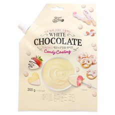 브레드가든 데코 앤 코팅용 화이트 초콜렛 컴파운드 코인, 1개, 300g