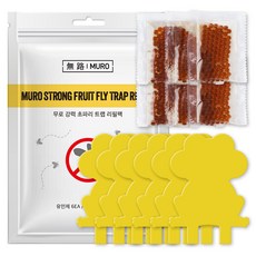 무로 초강력 초파리 트랩 리필팩 2종 x 6p 세트, 1세트