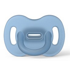 스와비넥스 유아용 모유촉감 올실리콘 아나토미컬 쪽쪽이, 블루, 1단계(0~6개월), 1개