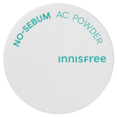INNISFREE 無油無慮AC控油蜜粉，超輕量細緻粉末，毛孔遮瑕，自然霧面美肌, 1個