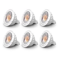 WOOREE LED鹵素燈MR16 5W, 6個, 黃光色