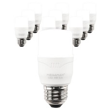 Vitson Wonha T 燈泡 LED 洛克人燈泡 白色 4W YTT38Z1-042665, 晝光色, 10個