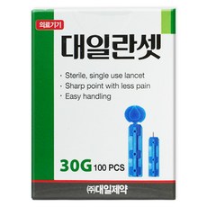대일제약 대일란셋 일회용 채혈침 30G, 100개입, 1개
