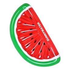 SUNNYWATER 特大型半月西瓜泳圈, 1個, 混色