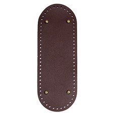 yarna 긴 타원형 가죽 바닥 30 x 10.5 cm 2 소꼬발 레자, 브라운, 1세트 2.소꼬발 레자, 브라운, 1세트
