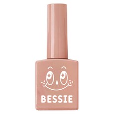 BESSIE 半透明系列 美甲凝膠, 裸咖色, 持久成色, S06 裸咖色, 11ml, 1瓶