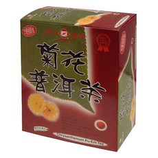 天仁茗茶 菊花普洱茶, 3g, 40包, 1盒