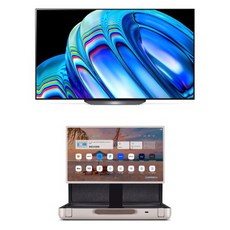 LG전자 4K UHD OLED TV + 스탠바이미 GO 세트, 138cm(TV), 68cm(스탠바이미 GO), OLED55B2ESG, 스탠드형, 방문설치