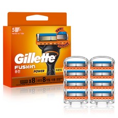 8 根 Gillette Fusion Power 剃須刀片, 1個, 8件