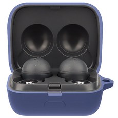 SPACE SHIELD Sony WF-L900替換Link Buds矽膠保護殼, WF-L900, 午夜藍