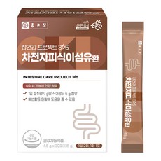 종근당 장건강 프로젝트 365 차전자피 식이섬유환 30p, 135g, 1개